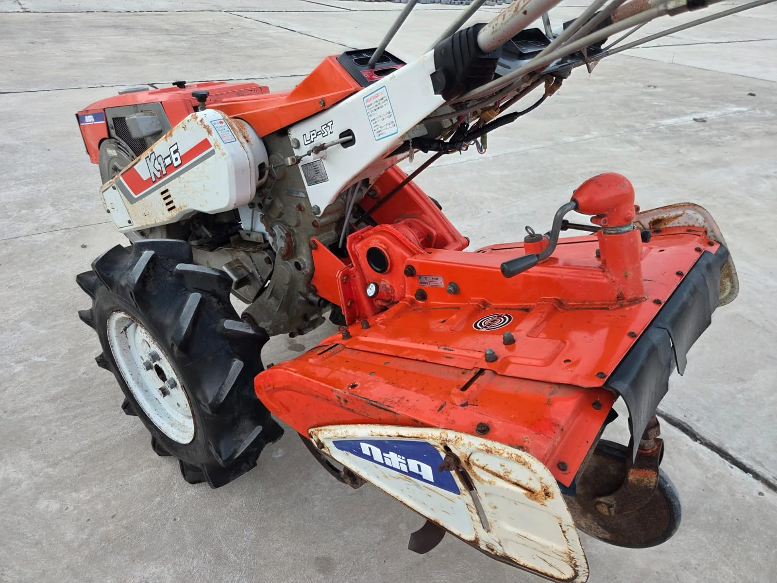 Motoculteur diesel Kubota K1-6 d'occasion au Maroc — Grelinette Maroc — photo 3