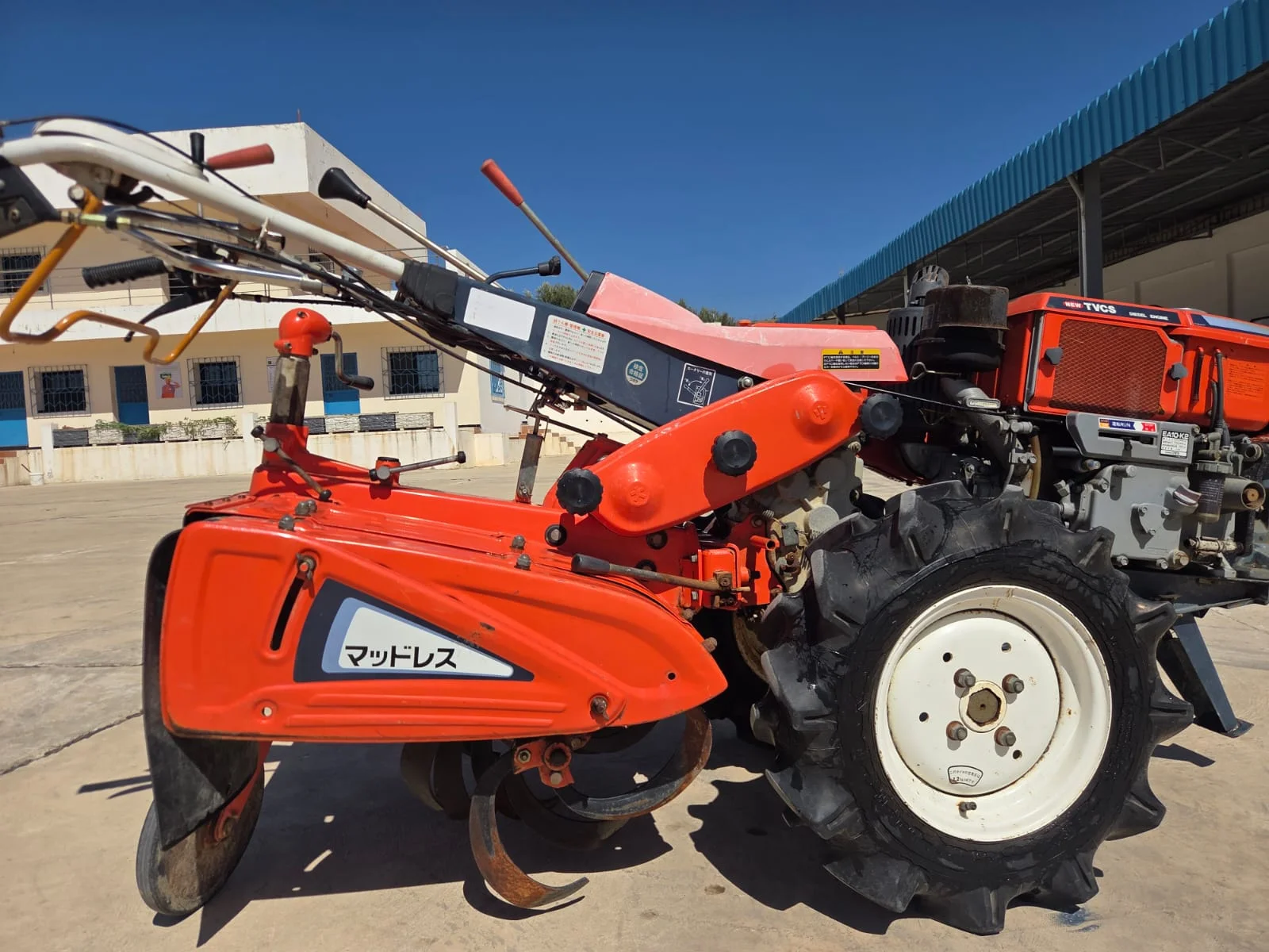 Motoculteur diesel Kubota KRA-85 d'occasion au Maroc — Grelinette Maroc — photo 4