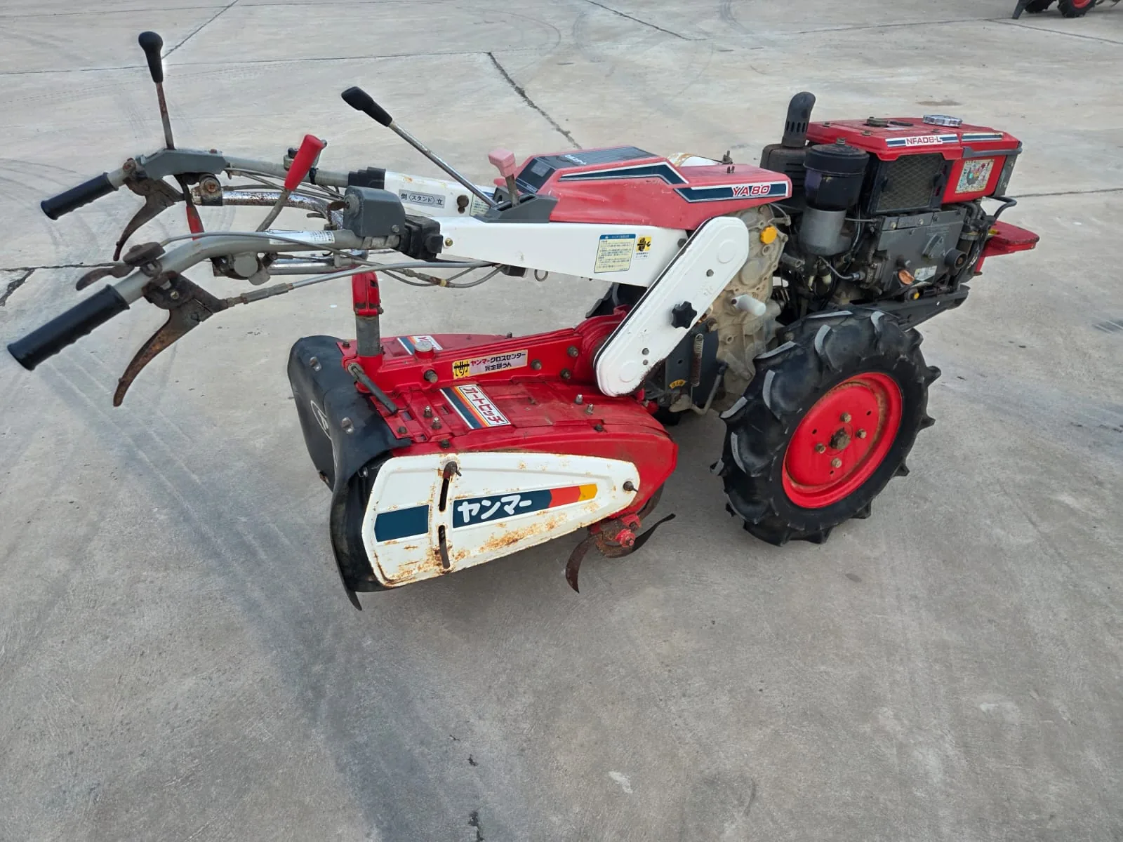 Motoculteur diesel Yanmar YA80 d'occasion au Maroc — Grelinette Maroc — photo 2