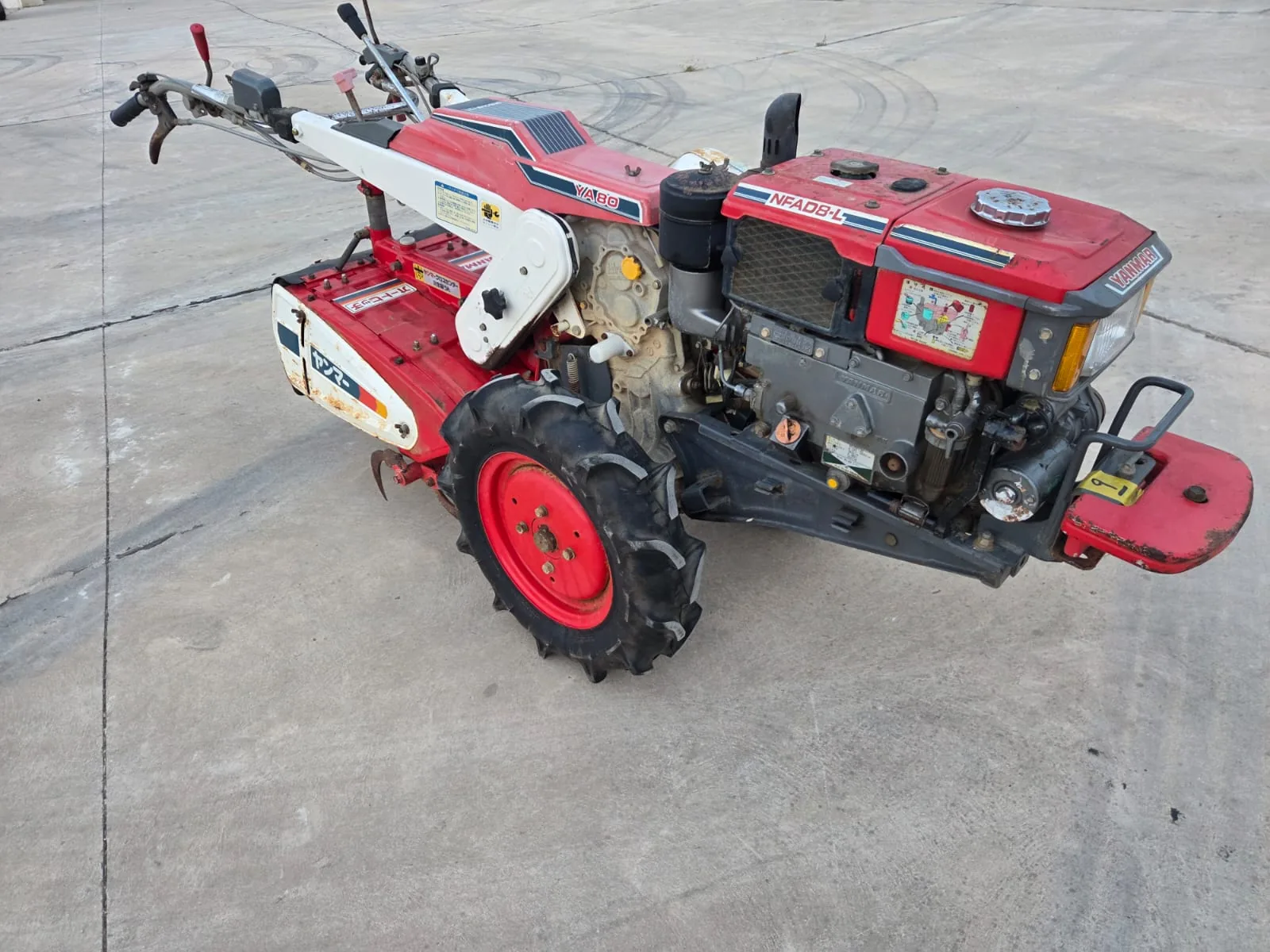 Motoculteur diesel Yanmar YA80 d'occasion au Maroc — Grelinette Maroc — photo 3