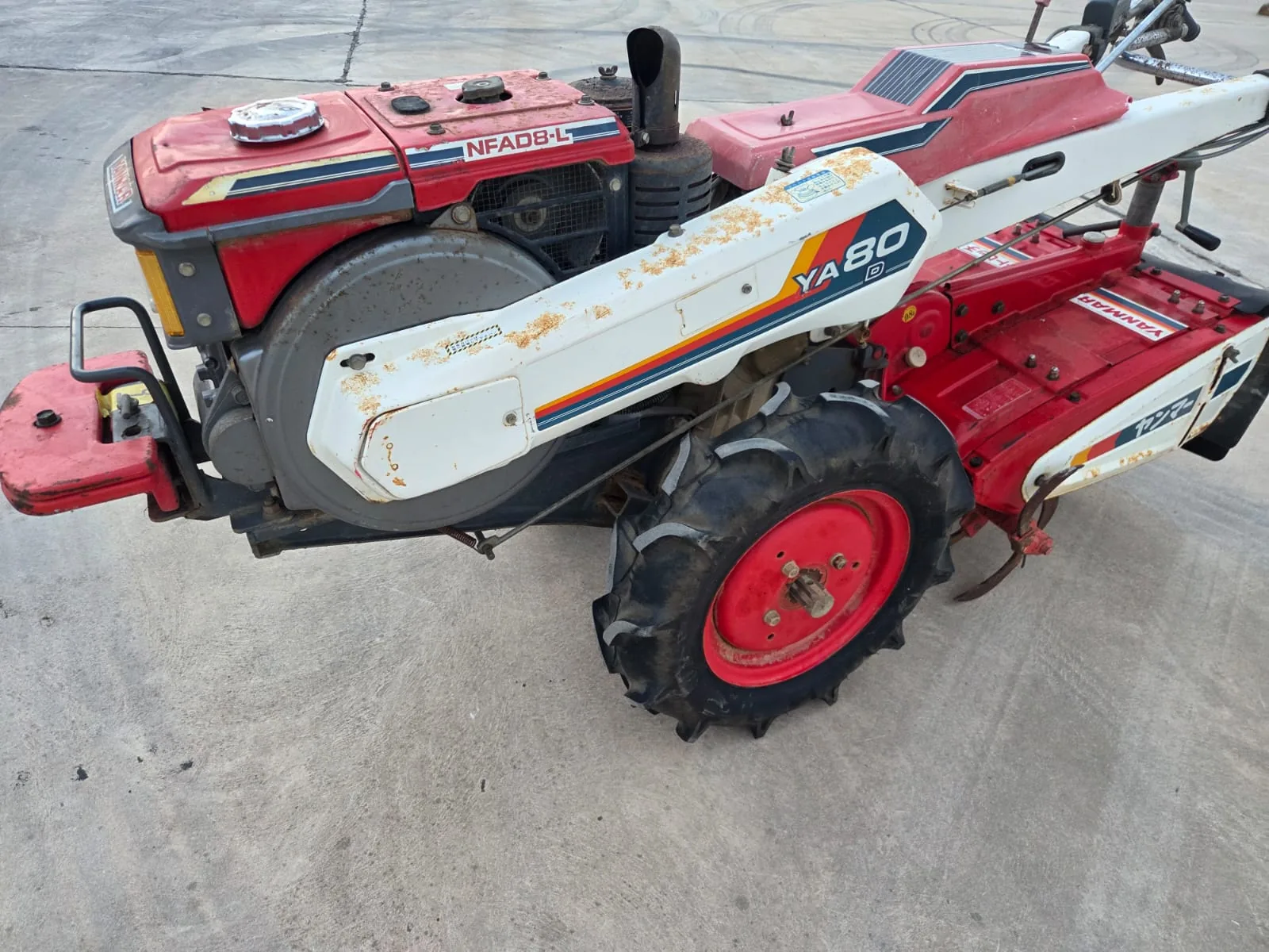 Motoculteur diesel Yanmar YA80 d'occasion au Maroc — Grelinette Maroc — photo 4
