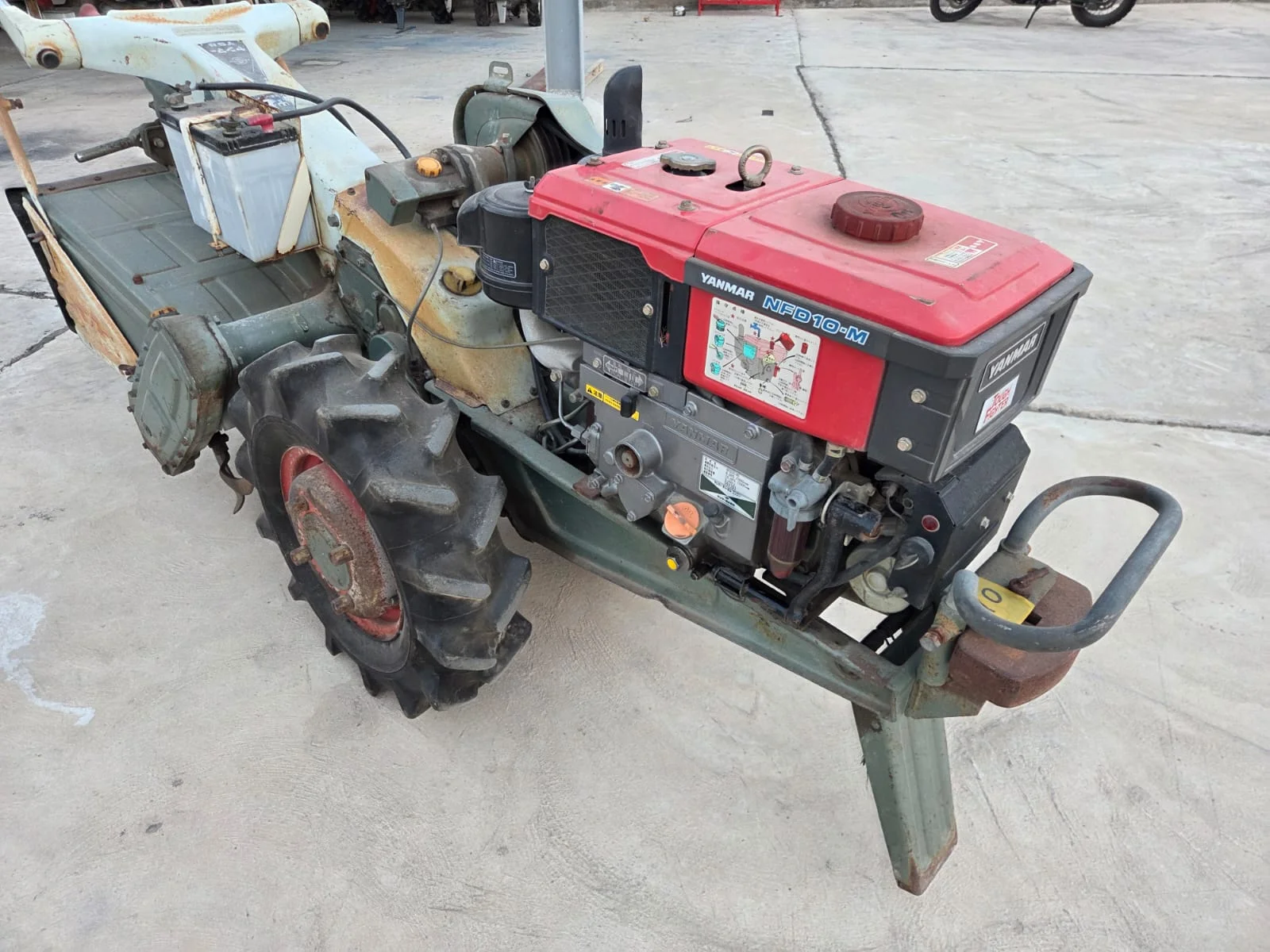 Motoculteur diesel Yanmar YS8 d'occasion au Maroc — Grelinette Maroc — photo 2